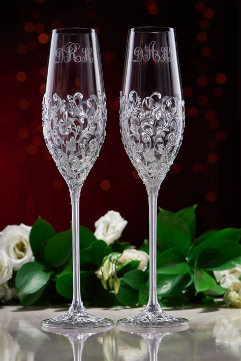 bridal flutes set